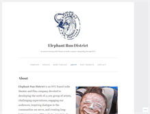 Tablet Screenshot of elephantrundistrict.org